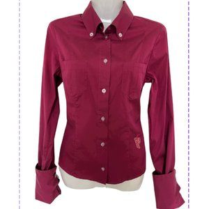 PATRIZIA PEPE Y2K long sleeve blouse shirt button down vintage STYLED IN ITALY